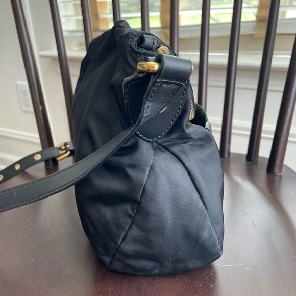 Marc Jacobs Preppy Nylon Messenger Bag Black Gold $200 - Picture 10 of 15